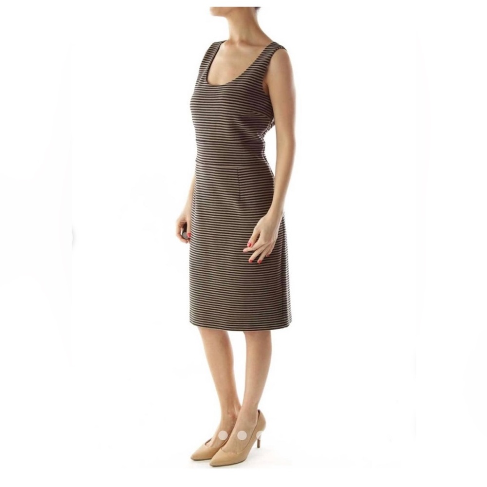 Banana republic striped dress size 12